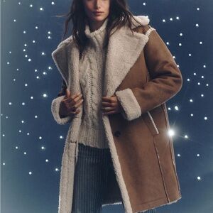 Anthropologie Tan Teddy Jacket